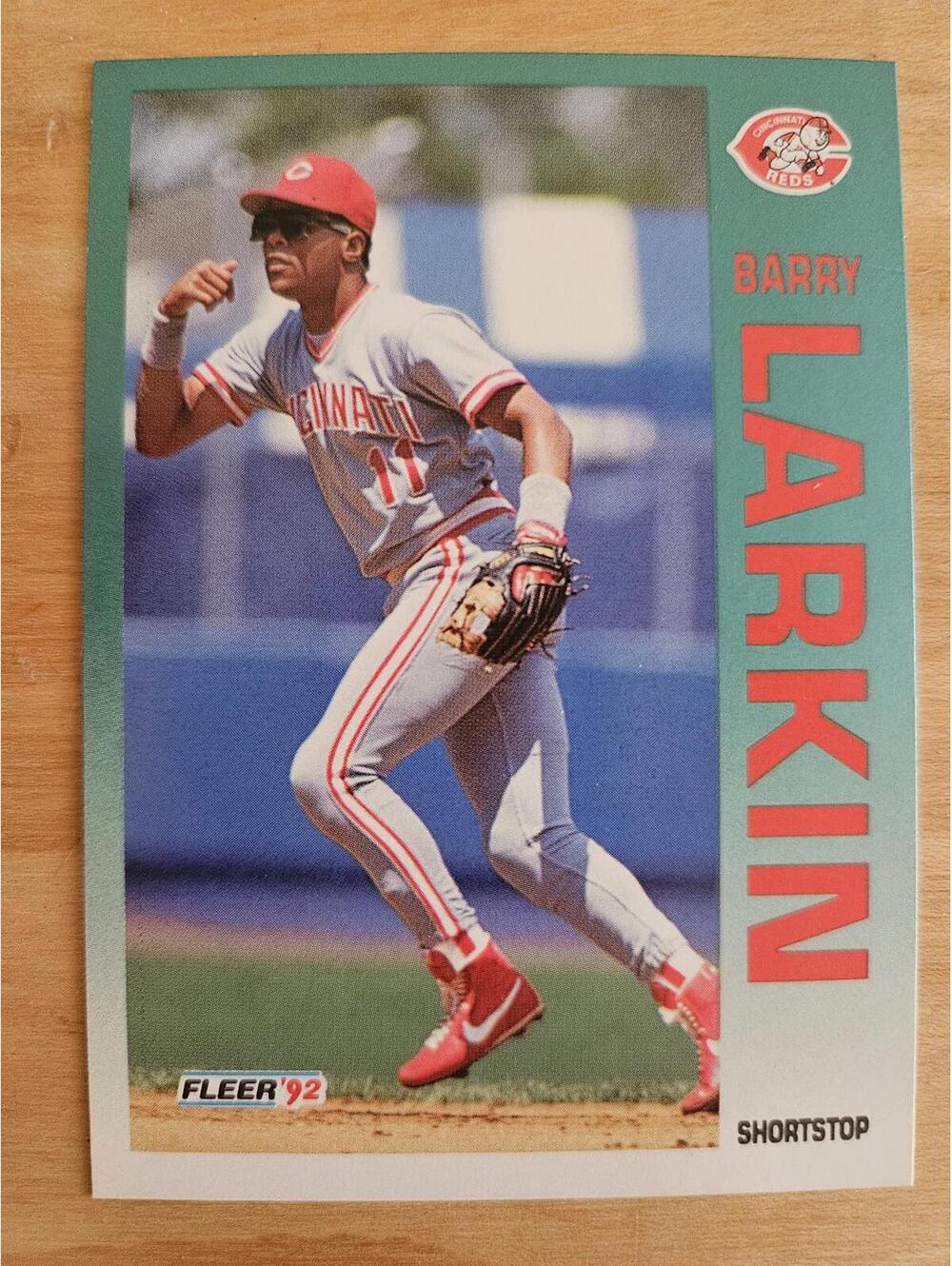 1992 Fleer MLB Baseball - Barry Larkin - HOF  #411